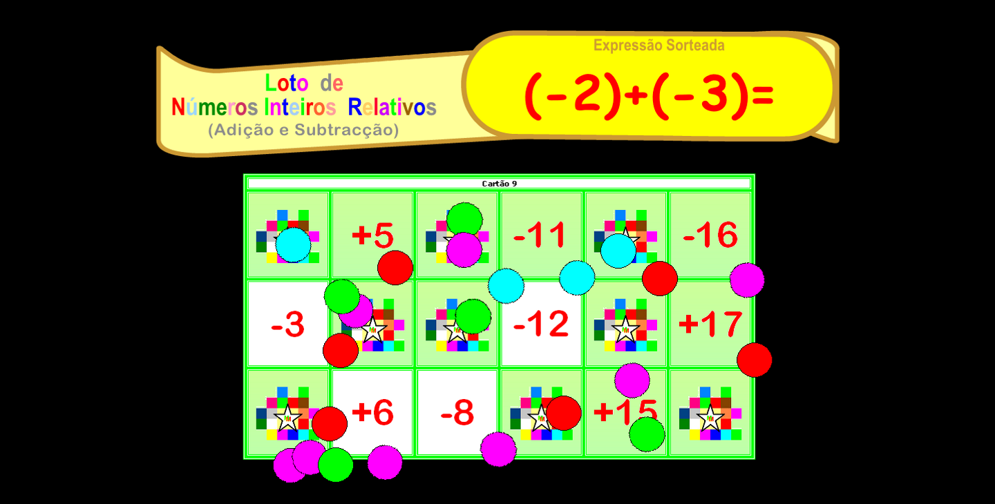 Jogo de adição dos Inteiros - Como fazer 