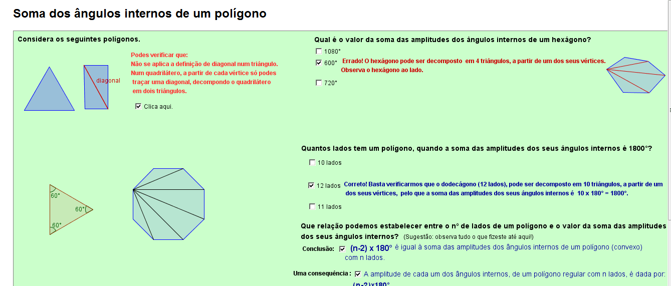 Soma dos Ângulos Internos de um TRIÂNGULO #AprendaNoTikTok