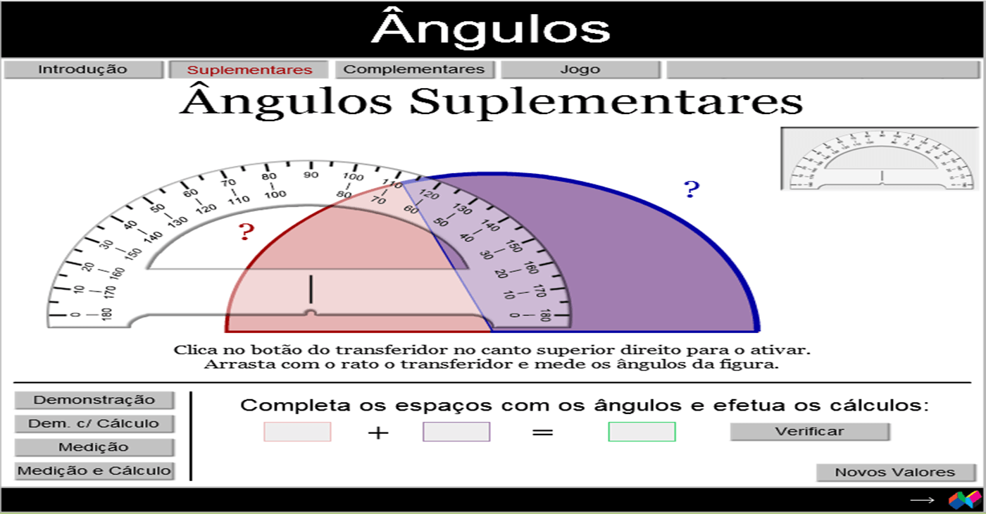 Olá 8° Ano. Hoje vamos estudar sobre ângulos complementares